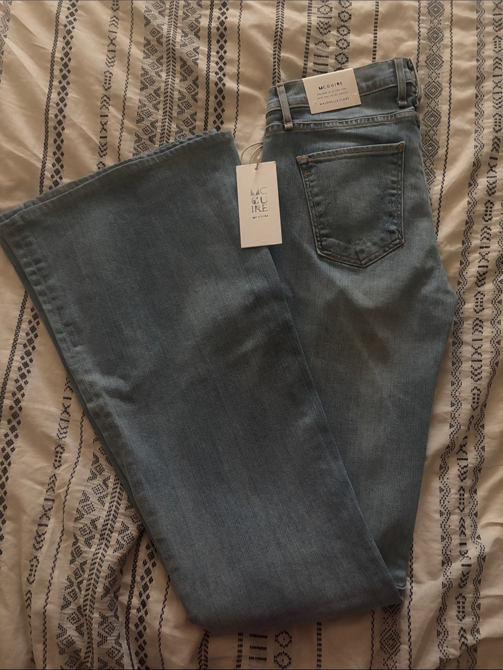McGuire Denim Light Blue Wide Leg Jeans